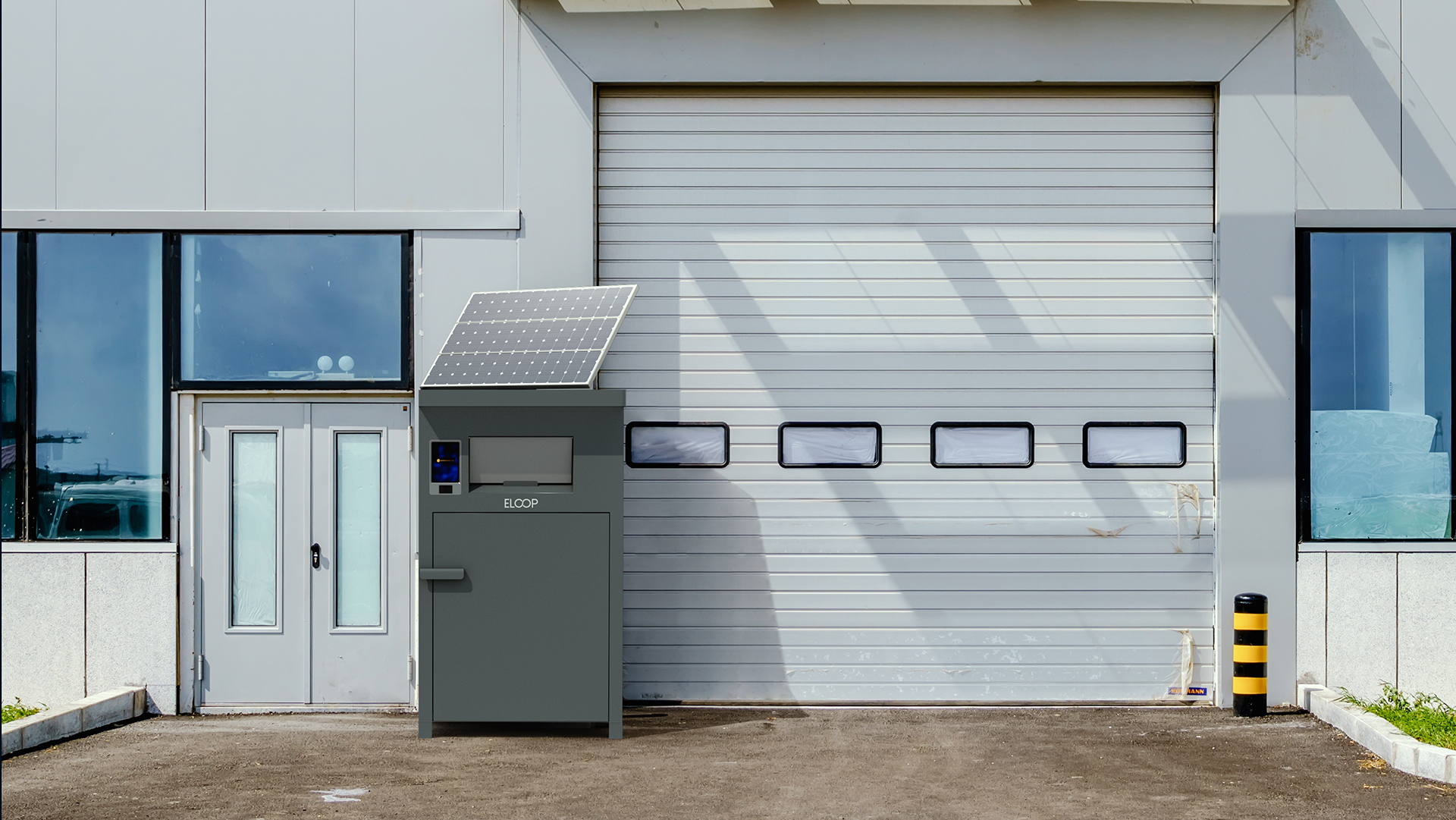 Digital unterstützte Rückgabe von Alttextilien über einen ELOOP-Container
